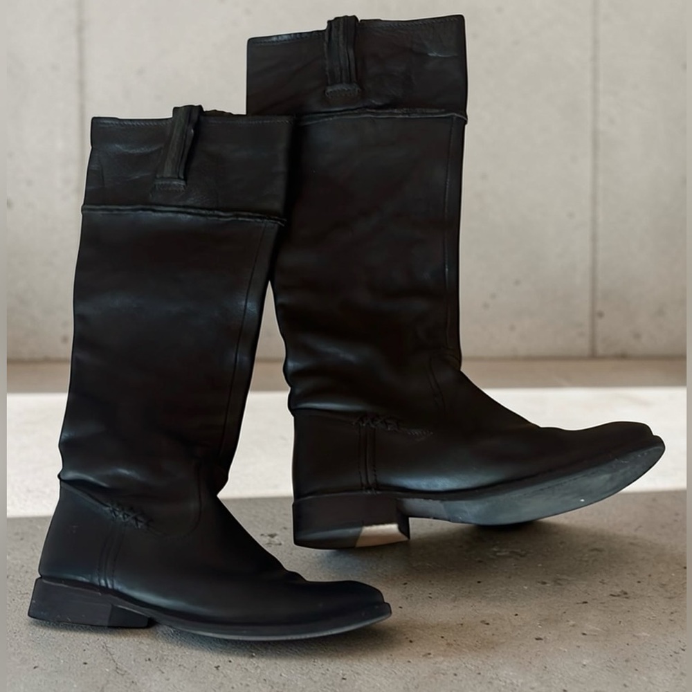 Frye Shirley Artisan Knee High Black Boots. Size 7.5. Comes With Box and Tags. - Picture 6 of 12